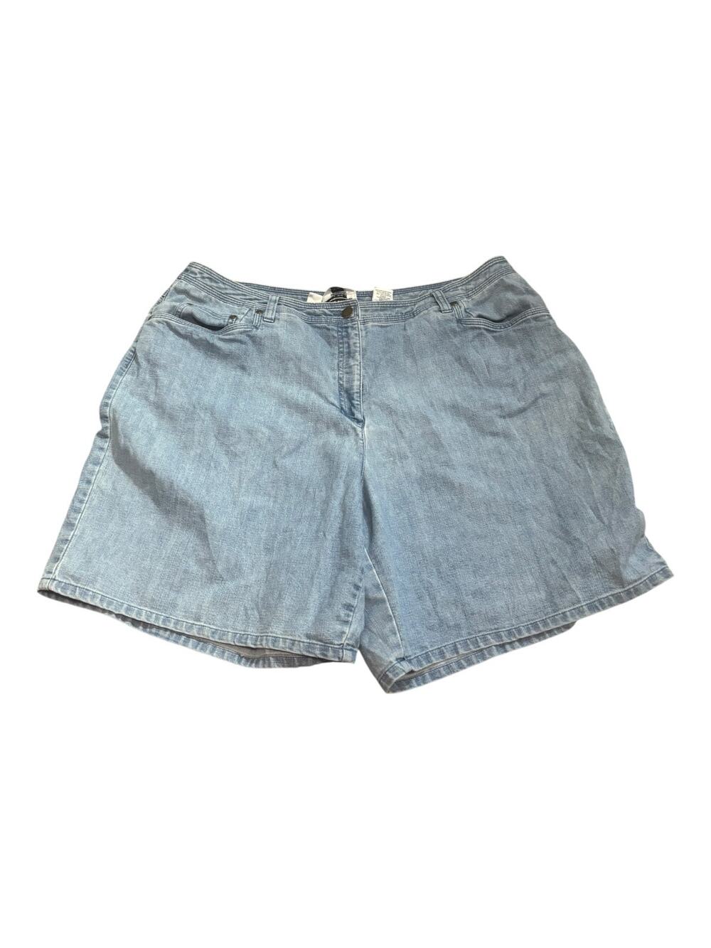 Talbots Woman Denim Shorts Size 18 Stretch
